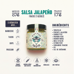 🌱 Salsa Jalapeño – fraîche & acidulée